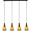Freelight Dorato 4-light pendant lamp