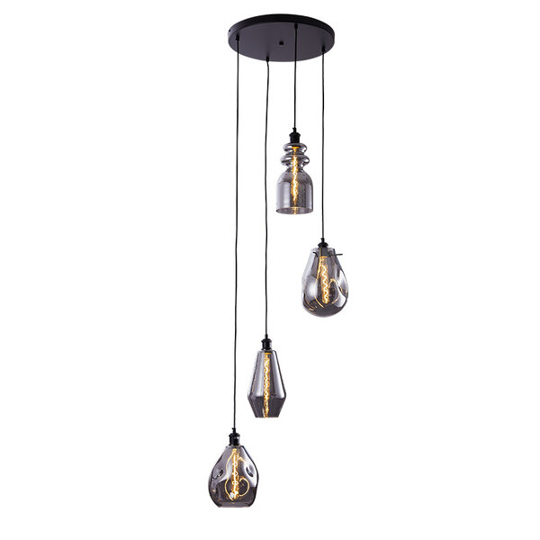 Light Trend Vincent pendant lamp 4 lights round