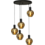 Master Light Bounty 5-light round pendant lamp