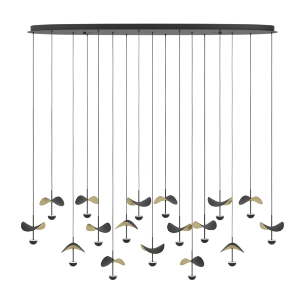 Eglo Hanging lamp Dracera oval 17 lights