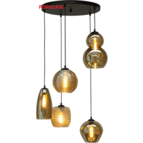 Master Light Hanglamp Quinto  Rond 5 lichts