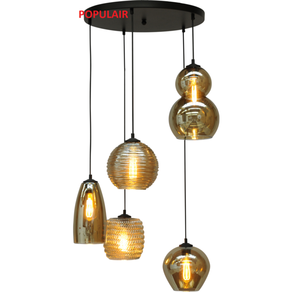 Master Light Pendant lamp Quinto Round 5 lights