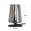 Steinhauer Table lamp Ancilla black 26 cm