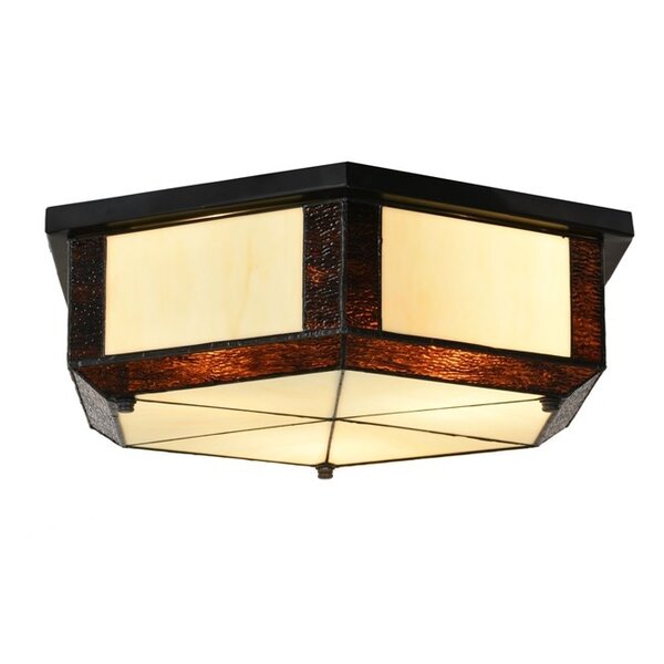 Art Deco Trade Tiffany Geometric Ceiling Lamp