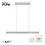 Pure by Paul Neuhaus Hanging lamp Popup E-Motion