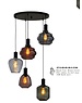 Master Light Hanging lamp Porto 5 lights round