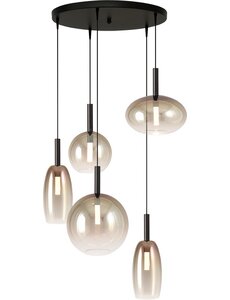 Master Light Lido pendant lamp 5 lights round