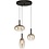 Master Light Lido 3-light round pendant lamp