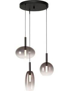 Master Light Lido 3-light round pendant lamp