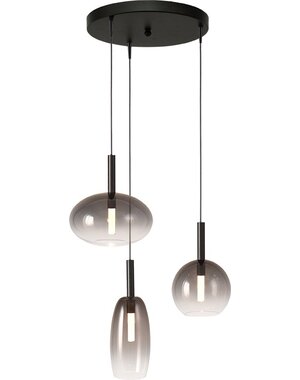 Master Light Lido 3-light round pendant lamp
