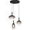 Master Light Lido 3-light round pendant lamp