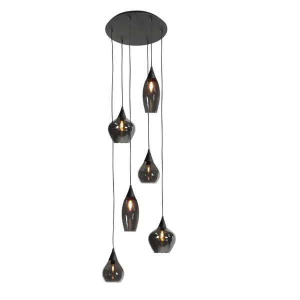 HighLight  Cambio 6-light round pendant lamp