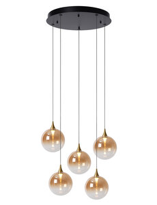 Lucide Gisela 5-light round pendant lamp