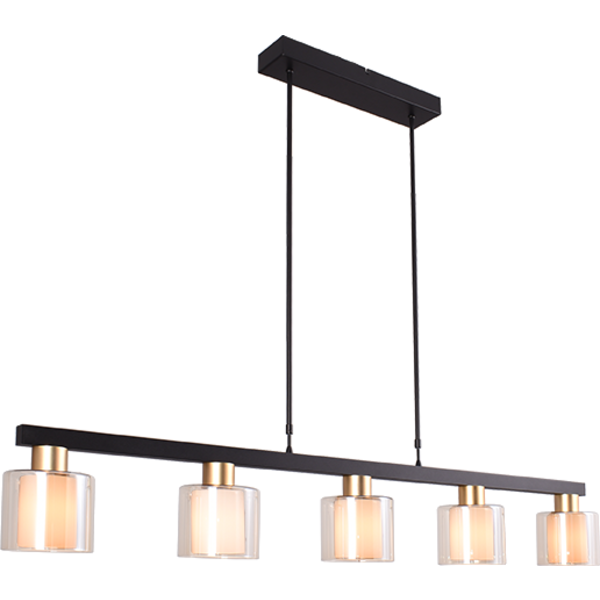Master Light Lauria 5-light pendant lamp