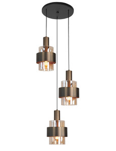 HighLight  Marrone round pendant lamp