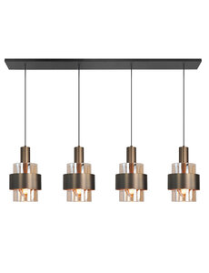 HighLight  Hanging lamp Marrone 4 lights