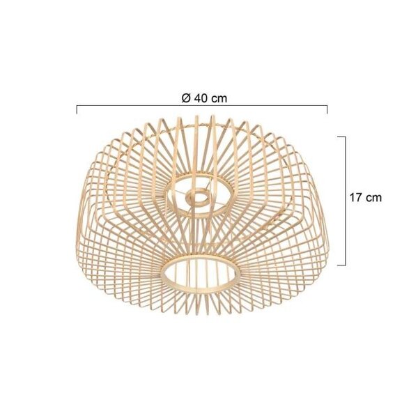 Steinhauer Losse lampenkap Bamboo rond