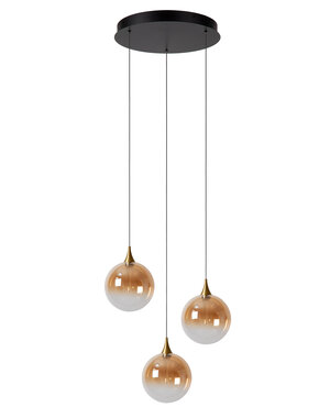 Lucide Gisela 3-light round pendant lamp