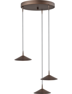 Master Light Ceppo 3-lichts ronde hanglamp