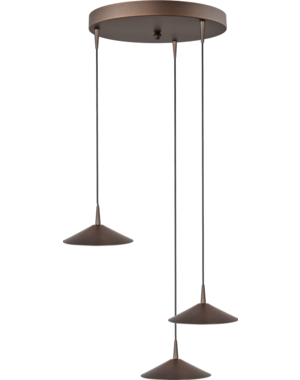 Master Light Ceppo 3-lichts ronde hanglamp