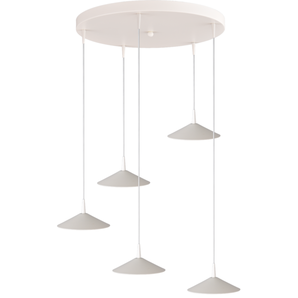 Master Light Hanglamp Ceppo 5  lichts  rond