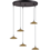 Master Light Ceppo 5 light round pendant lamp