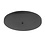 HighLight  Round plate matt black undrilled