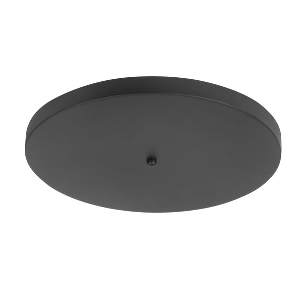 HighLight  Round plate matt black undrilled