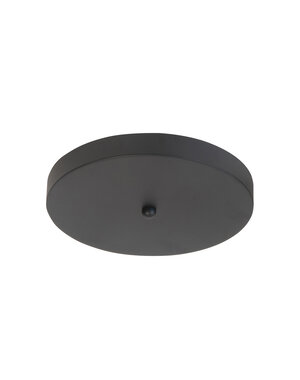 HighLight  Round plate matt black undrilled