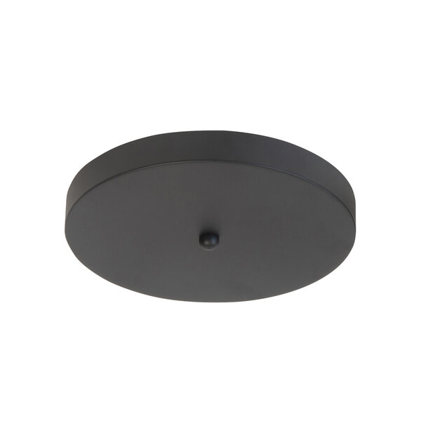 HighLight  Round plate matt black undrilled