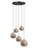 ETH Hanging lamp Orb Saturn 5 lights round