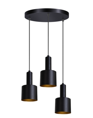ETH Hanglamp Sledge 3 lichts rond