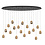 HighLight  Egg oval pendant lamp 18 lights