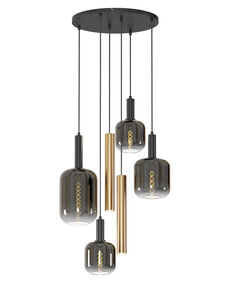 Lucide Hanging lamp Joanet coffee