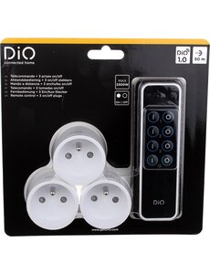 DIO  DI.O set with 3 sockets