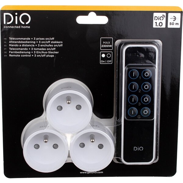 DIO  DI.O set with 3 sockets