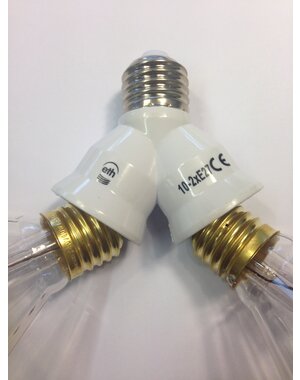 ETH Fitting E27  verloop duo