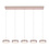 Freelight Alieno beam pendant lamp 5 lights