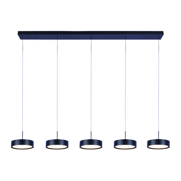 Freelight Hanglamp Alieno balk 5 lichts