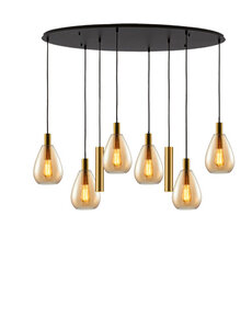 Freelight Dorato oval pendant lamp