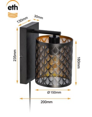 ETH Laser Wall Lamp