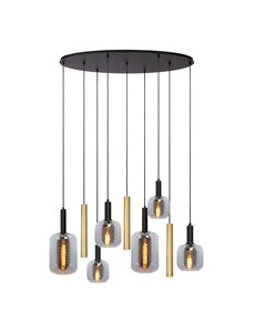 Lucide Hanging lamp Joanet coffee oval