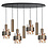 HighLight  Marrone oval pendant lamp
