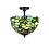Art Deco Trade Tiffany Hydrangea ceiling lamp