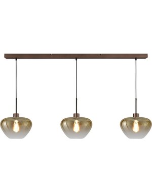 Master Light Genoa 3-light pendant lamp