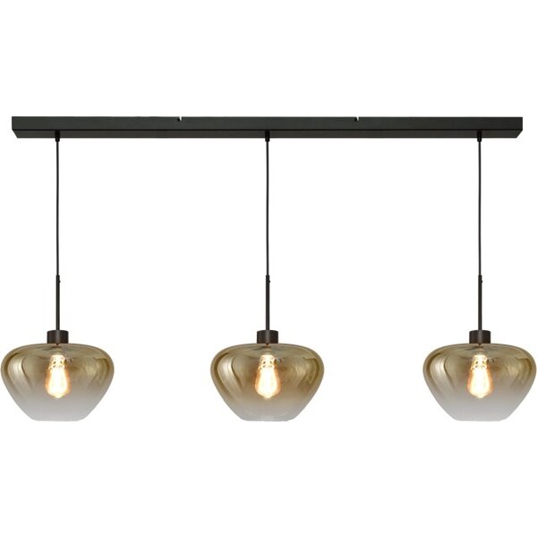 Master Light Genoa 3-light pendant lamp