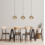Master Light Genoa 3-light pendant lamp