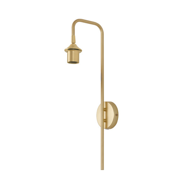 Licht &  Wonen/ Artdelight Wandlamp Dajano  met wit glas