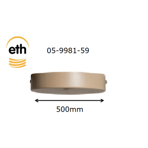 ETH Ceiling cap round 50 cm