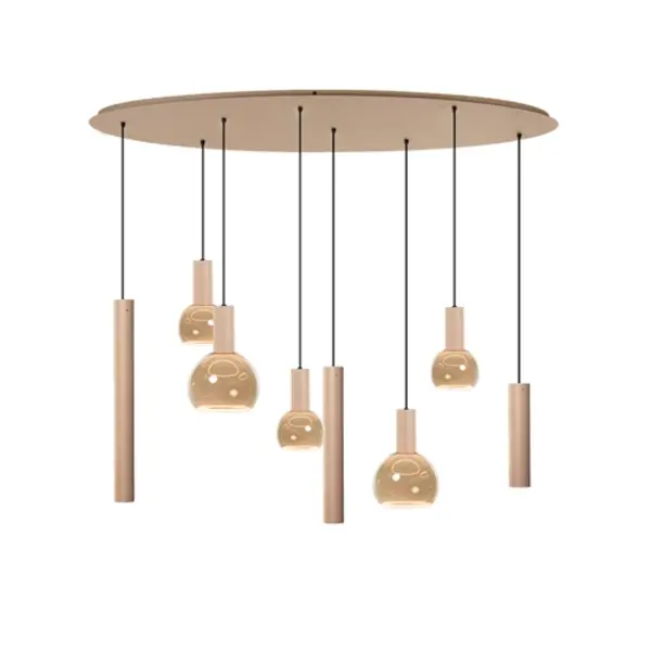 Ztahl Dijkos verlichting Riva oval pendant lamp